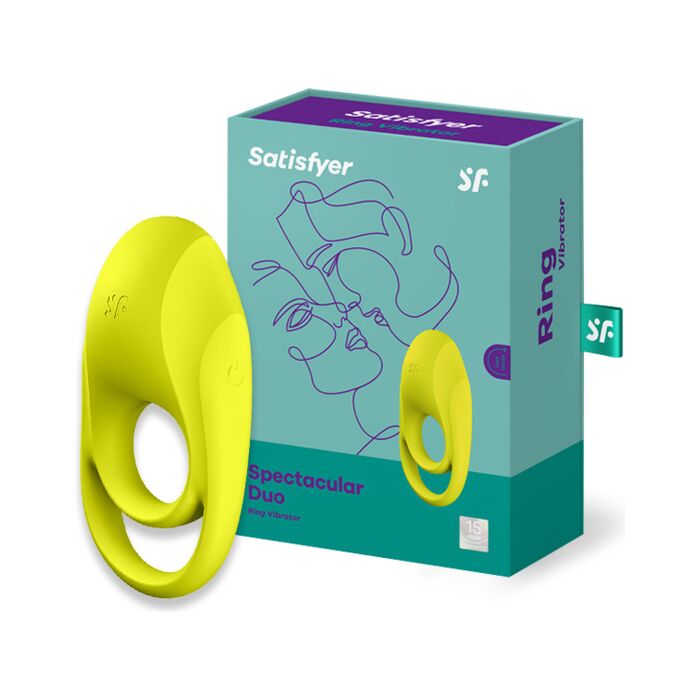 Satisfyer Spectacular Duo Anillo Vibrador Amarillo