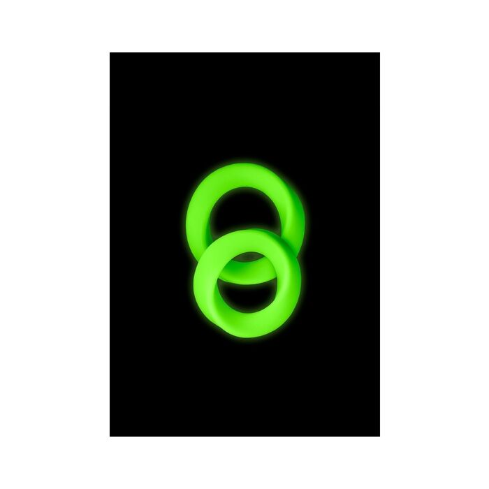 Ouch! - Anillos Pene Glow in the Dark - 2pcs