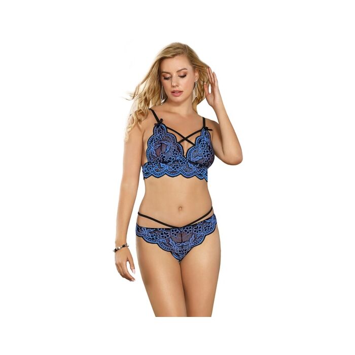 Azul Cruzado Glamouroso