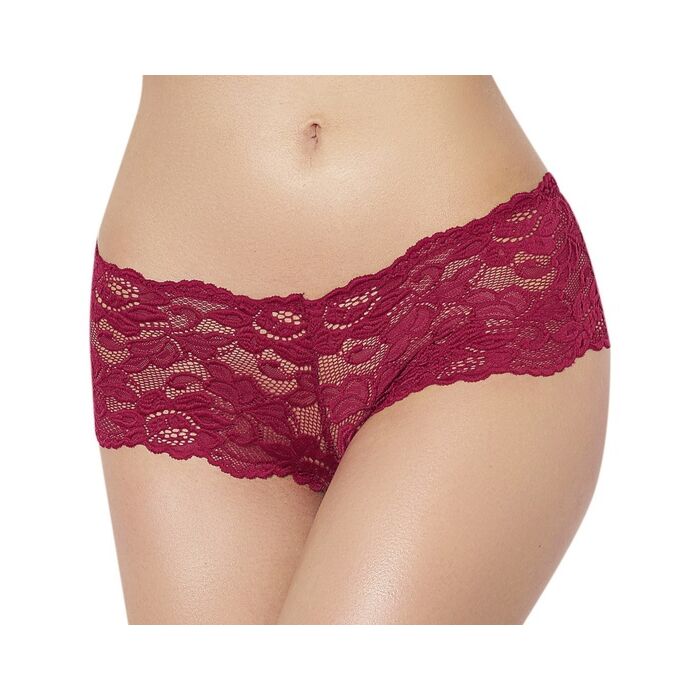 Encaje Rojo Floral XL