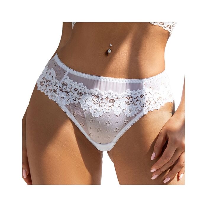 Floral Lace White Panties