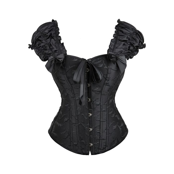 Corset Ángel Negro 3XL