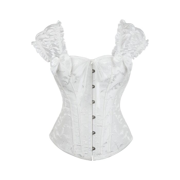 Corset Ángel Blanco - Talla S - Flecos Divinos