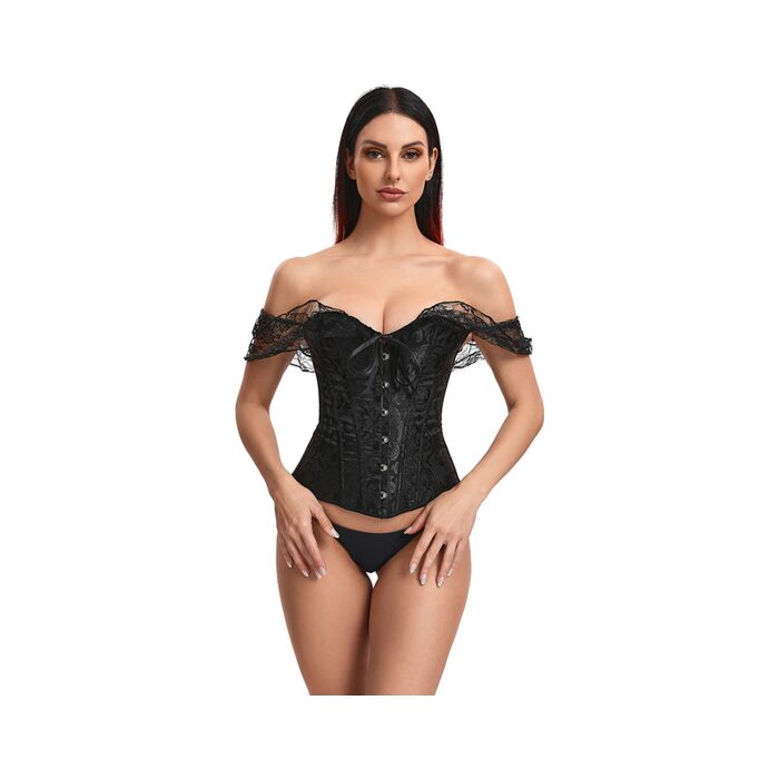 Corset Venus Negro - PVC Premium - Talla S