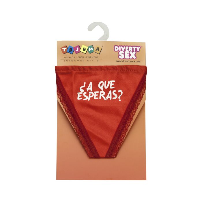 Tanga Divertida Roja