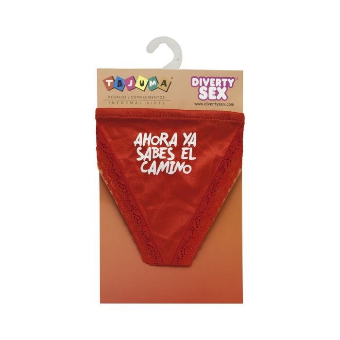 Tanga Divertida Rouge
