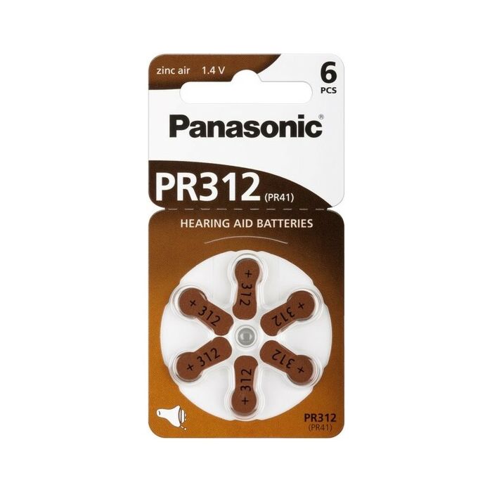Pack Energía Vital PR312 - 6 Pilas Panasonic