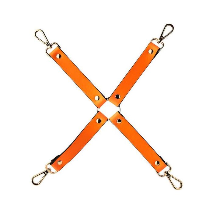 Enganches Brillantes Naranja Glow