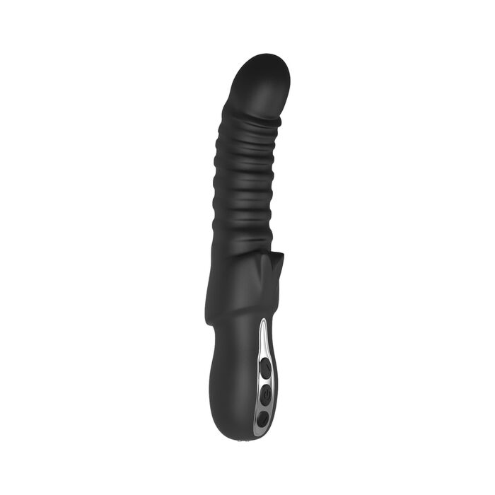 Midnight Magic Typhon - Vibrador Doble de Silicona Líquida