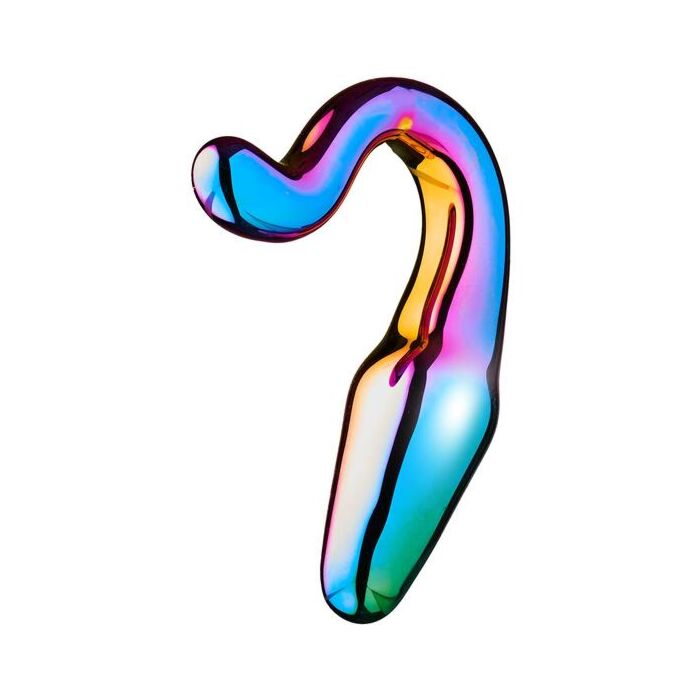 Tapón Anal Cola de Vidrio Brillante 10,5 cm