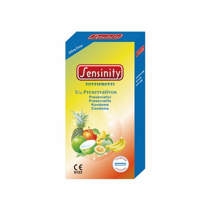 Sensinity preservativos tutti-fruti 8 uds