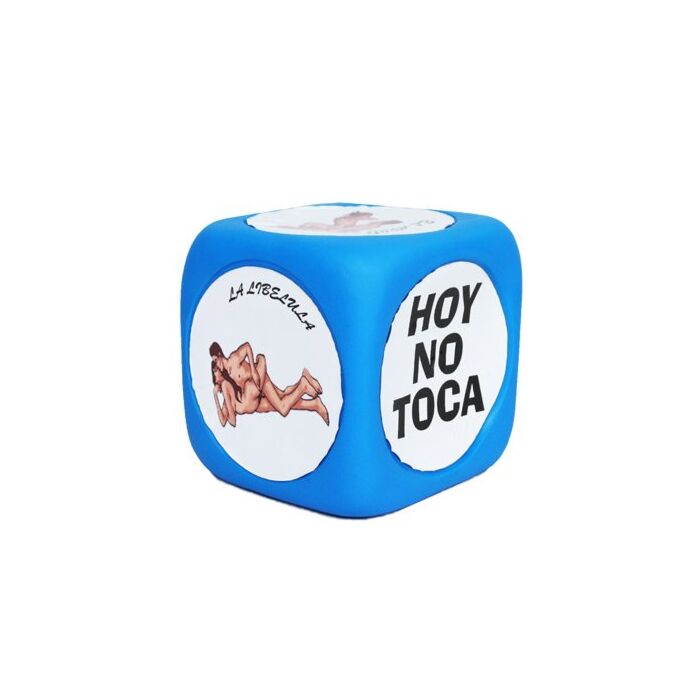 Dado grande sexo con posturas azul