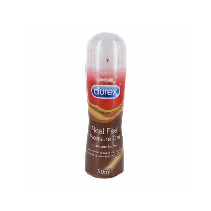 Durex real feel pleasure gel lubricante intimo 50ml
