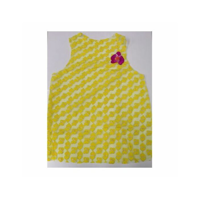 Disfraz mujer corazones amarillo