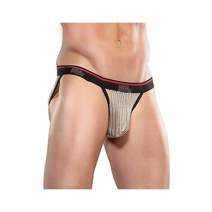 Male power micro tanga crochet nude