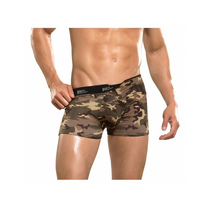 Male power boxer camuflaje