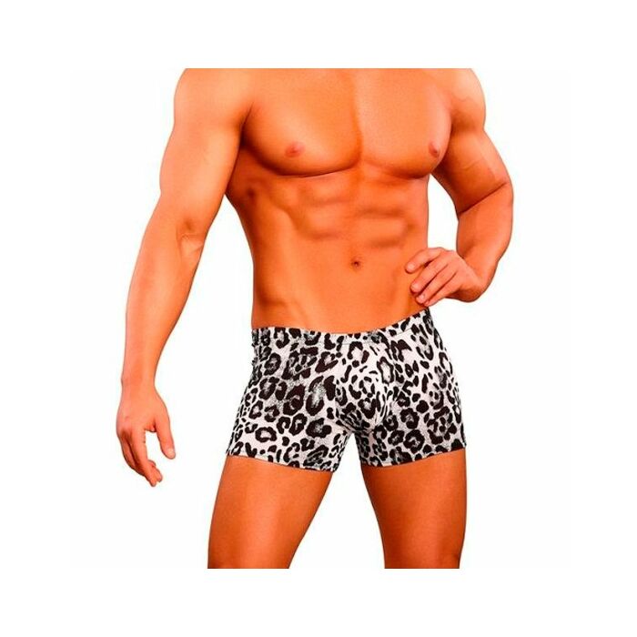 Male power boxer estampado anaconda blanco