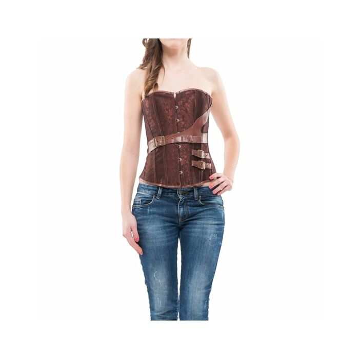 Intimax - corset abbigayle marron