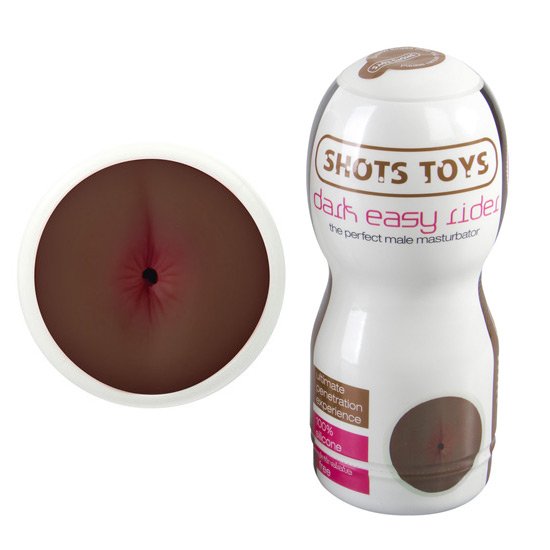 Masturbador masculino forma ano negro