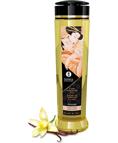Aceite de Masaje Shunga Vainilla 240 ml - Estimulante y suave