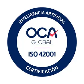 Marca de certificación de OCA para ISO/IEC 42001