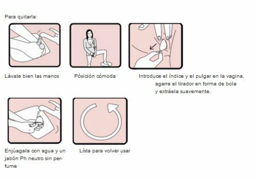 cómo se quita la copa vaginal